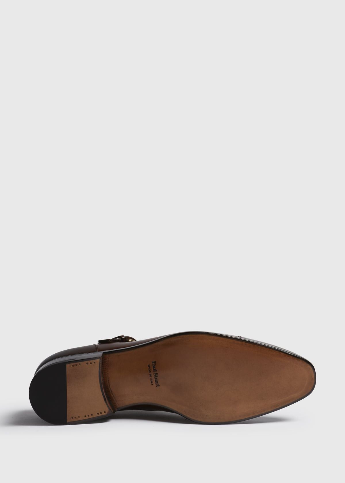 Paul Stuart Classic | Giordano Leather Monk Strap