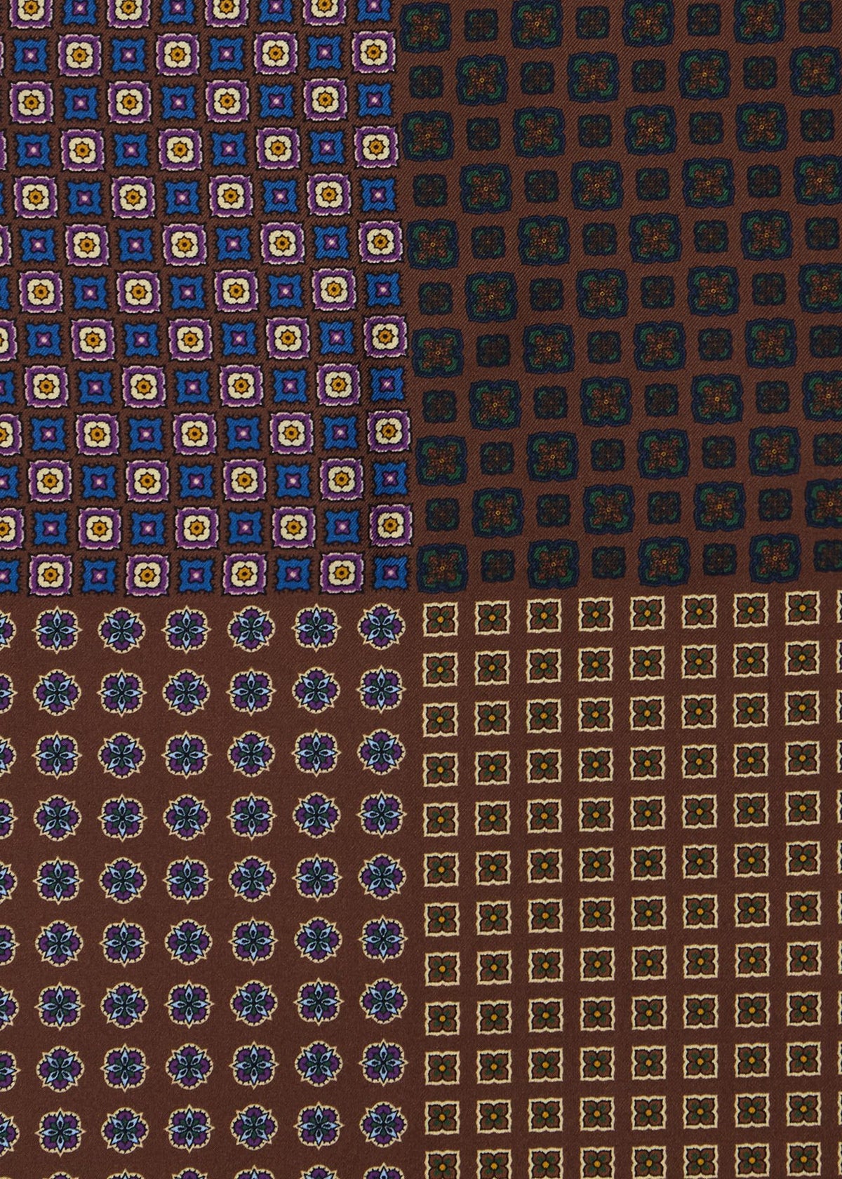 Paul Stuart Everyday | Patchwork Foulard Silk Pocket Square