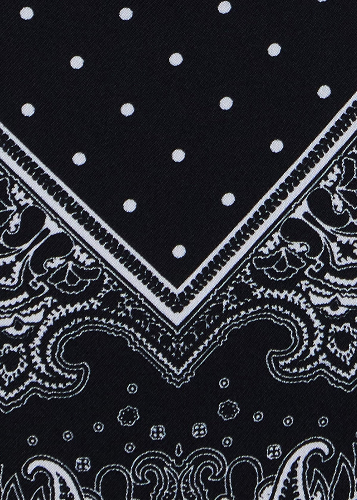 Paul Stuart Signature | Dot Motif Silk Ascot