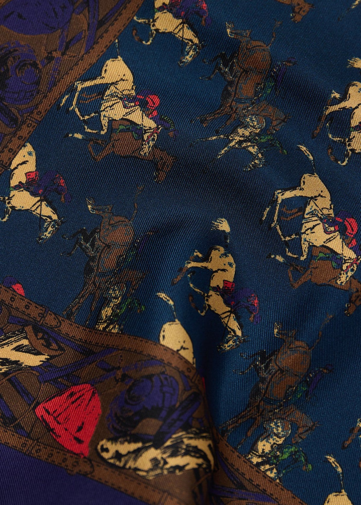 Paul Stuart Special Offer | Equestrian Silk Pocket Square