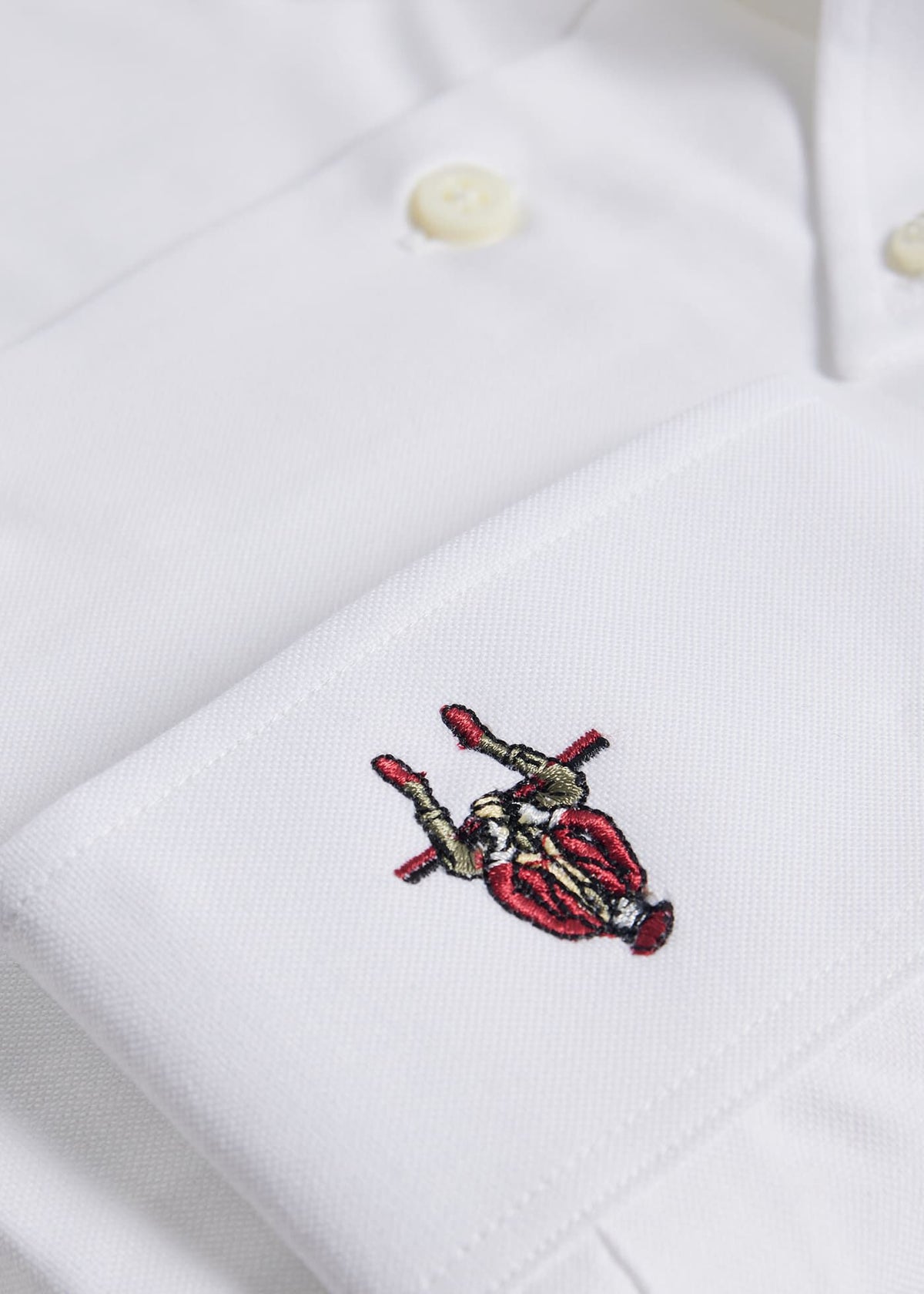 Paul Stuart Essential | Cotton Oxford Logo Sport Shirt