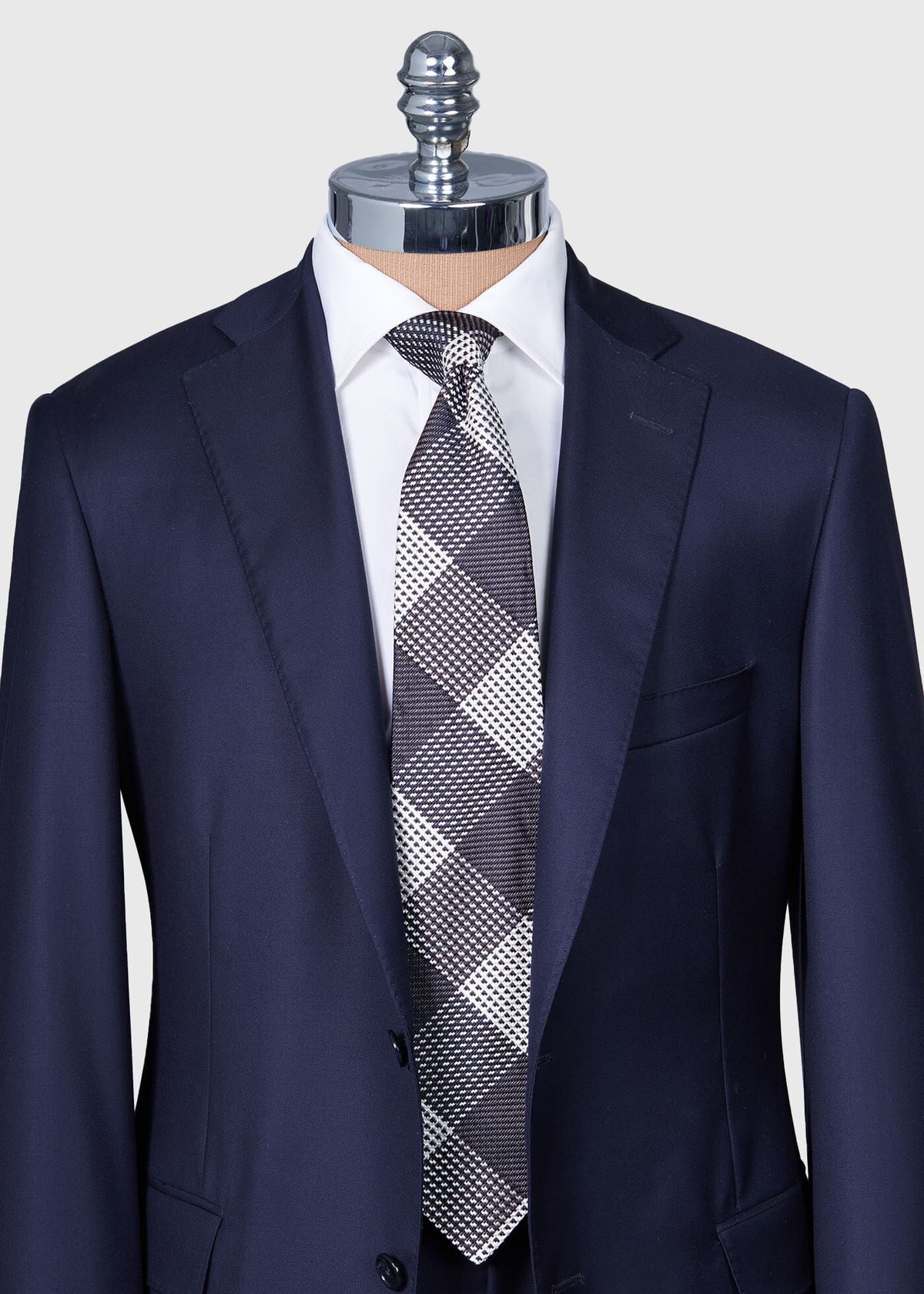 Paul Stuart Top Pick | Woven Silk Patchwork Plaid Tie