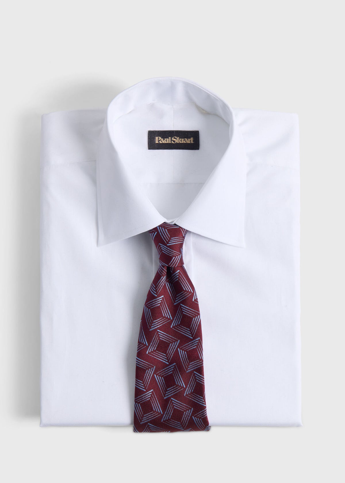Paul Stuart Premium | Woven Silk Tossed Square Tie