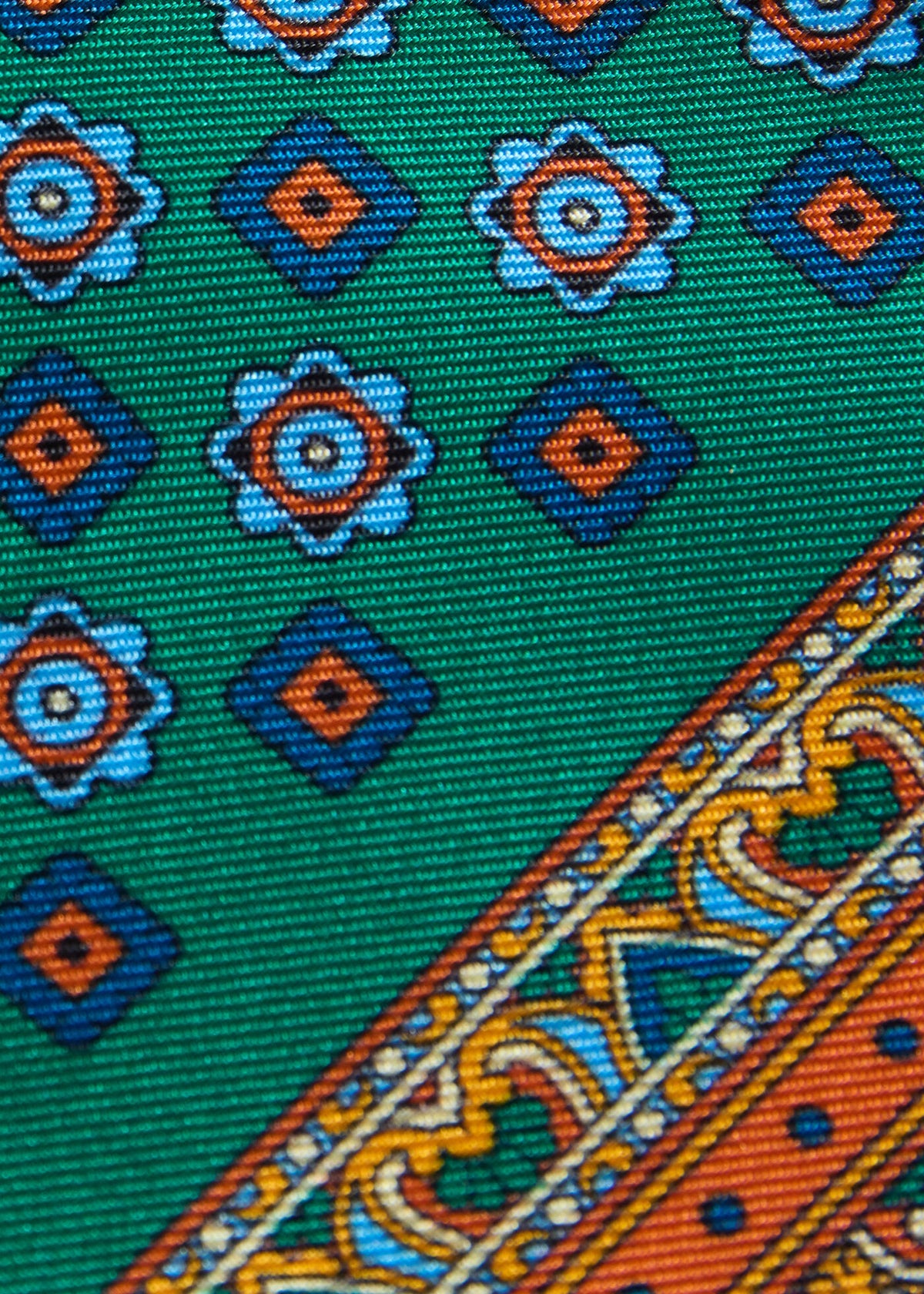 Paul Stuart Deals | Medallion Print Pocket Square