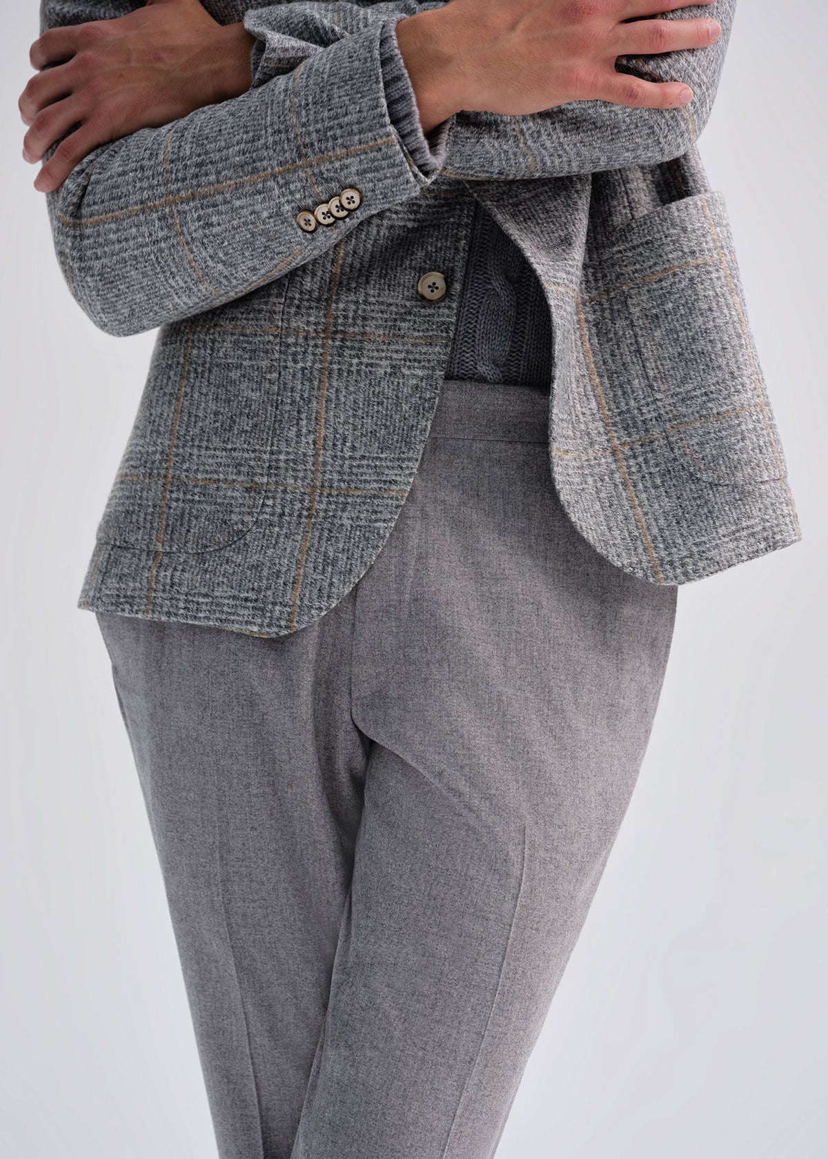 Paul Stuart Premium | Jersey Plaid Soft Jacket