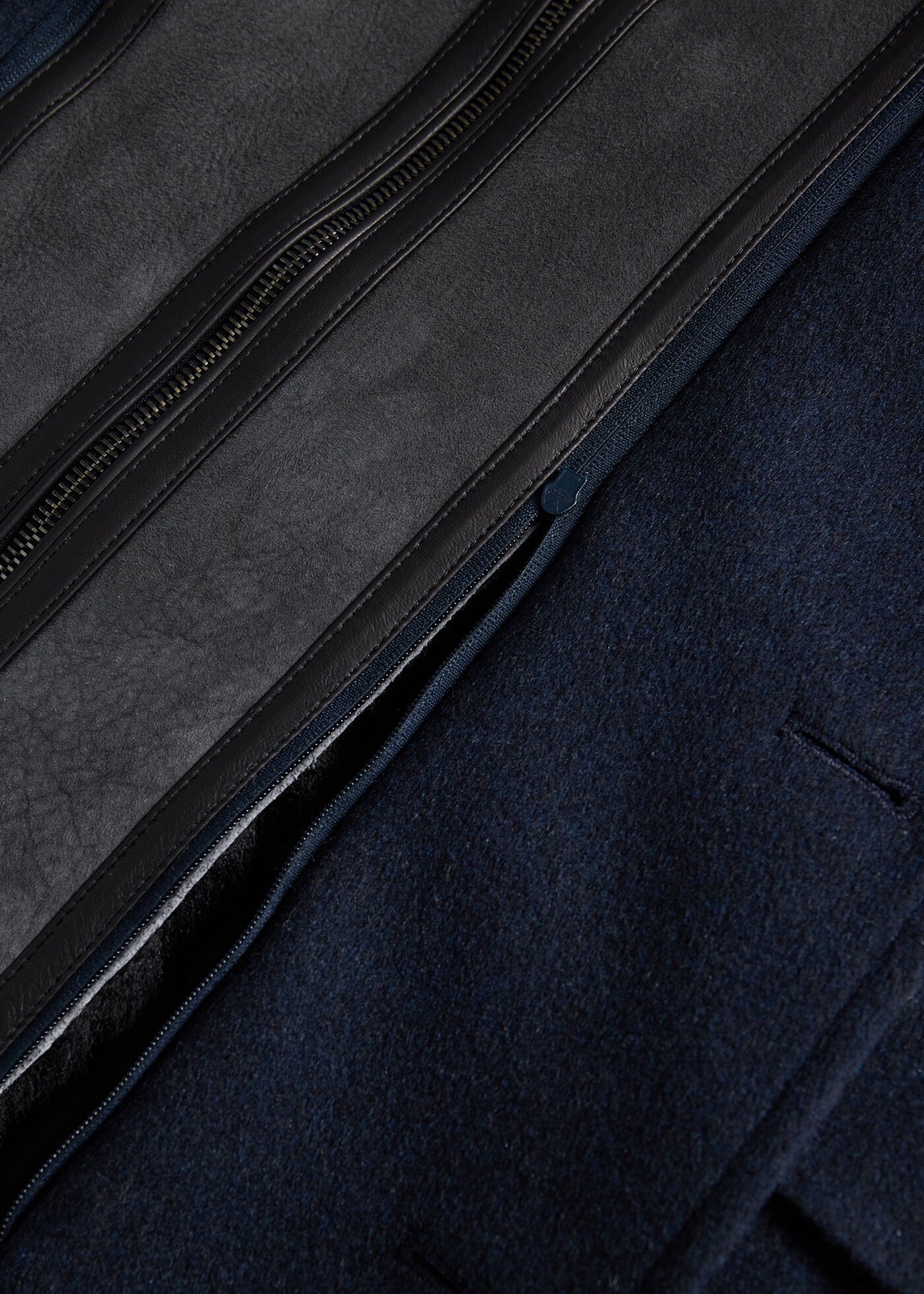 Paul Stuart Smart Buy | Wool Coat with Shearling Gilet
