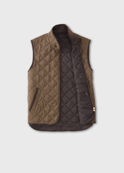 Paul Stuart Best Price | Wool Check Quilted Vest