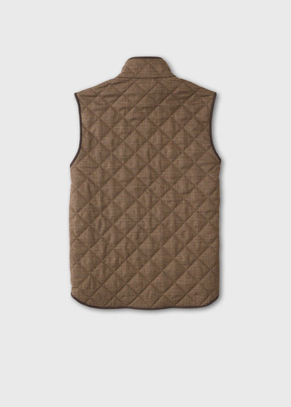 Paul Stuart Best Price | Wool Check Quilted Vest
