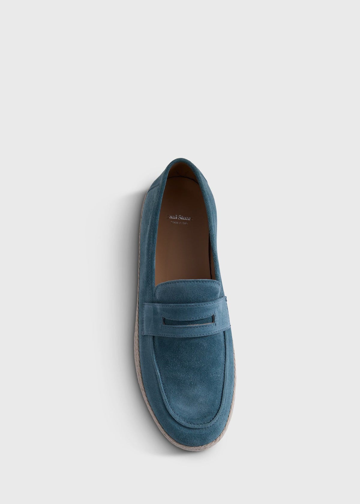 Paul Stuart Recommended | LLoyd Suede Penny Loafer Espadrille