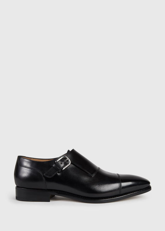 Paul Stuart Signature | Giordano Leather Monk Strap