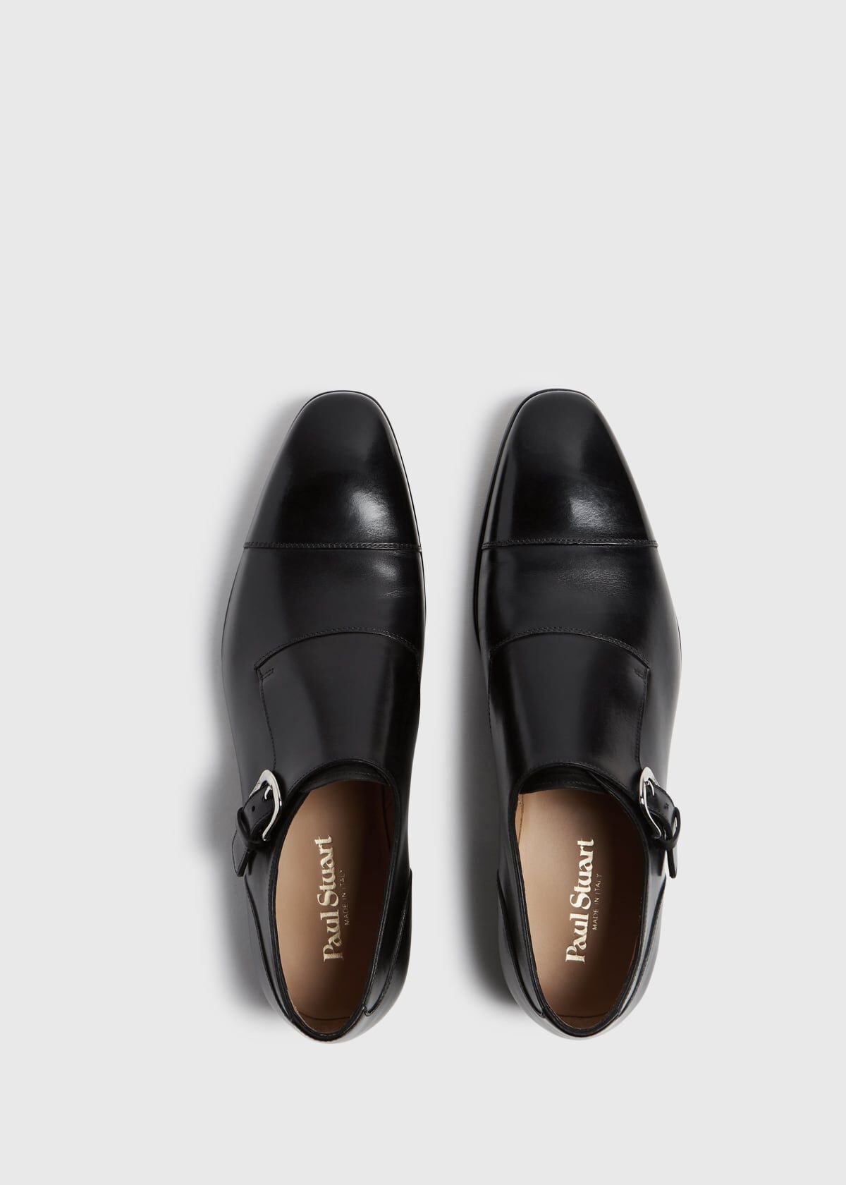 Paul Stuart Signature | Giordano Leather Monk Strap