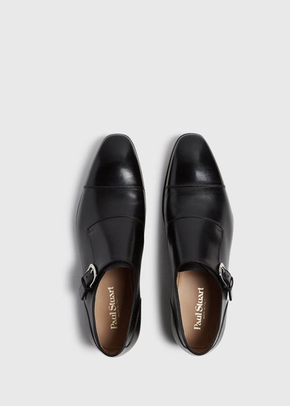 Paul Stuart Signature | Giordano Leather Monk Strap