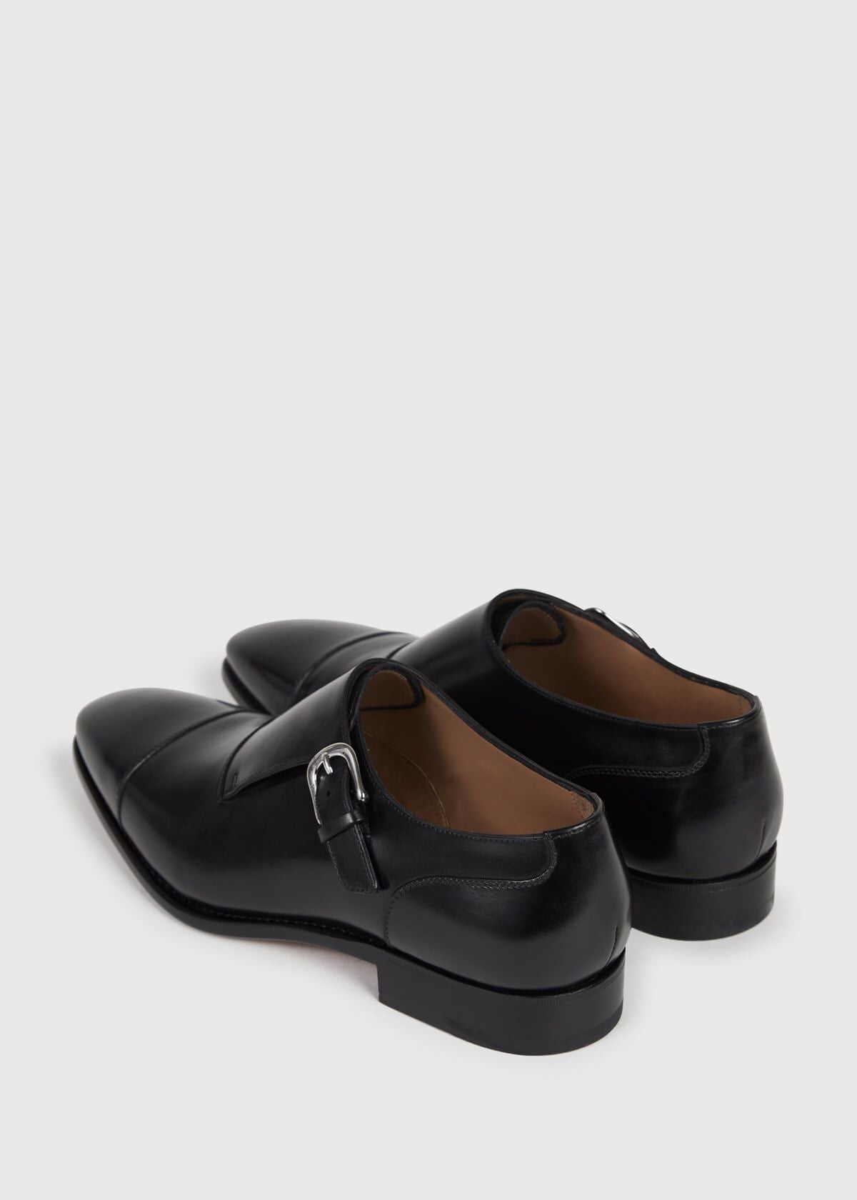 Paul Stuart Signature | Giordano Leather Monk Strap