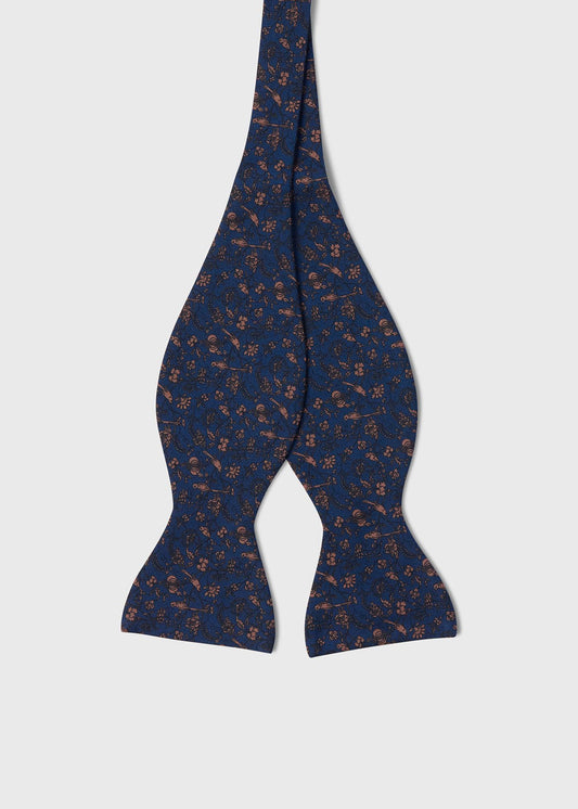 Paul Stuart Trusted | Botanical Birds Silk Bow Tie