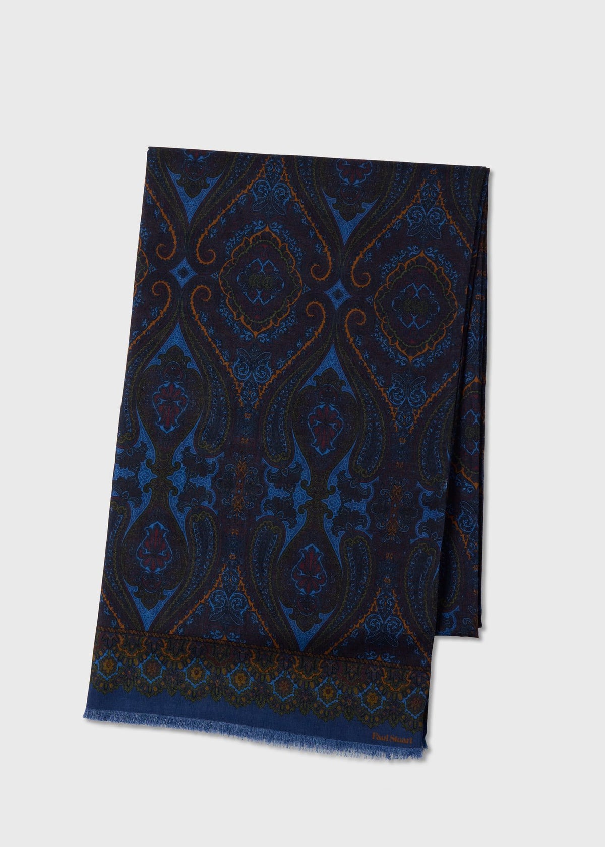 Paul Stuart Trending | Wool Silk Paisley Scarf