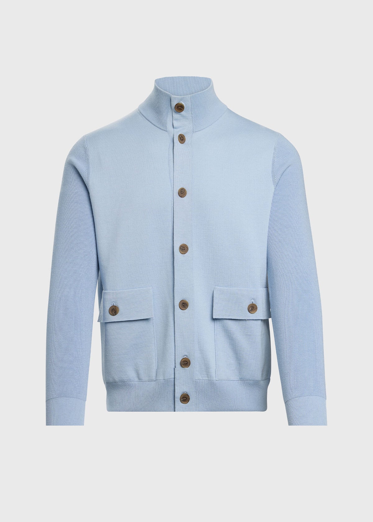 Paul Stuart Featured | Silk & Cotton Blouson Cardigan