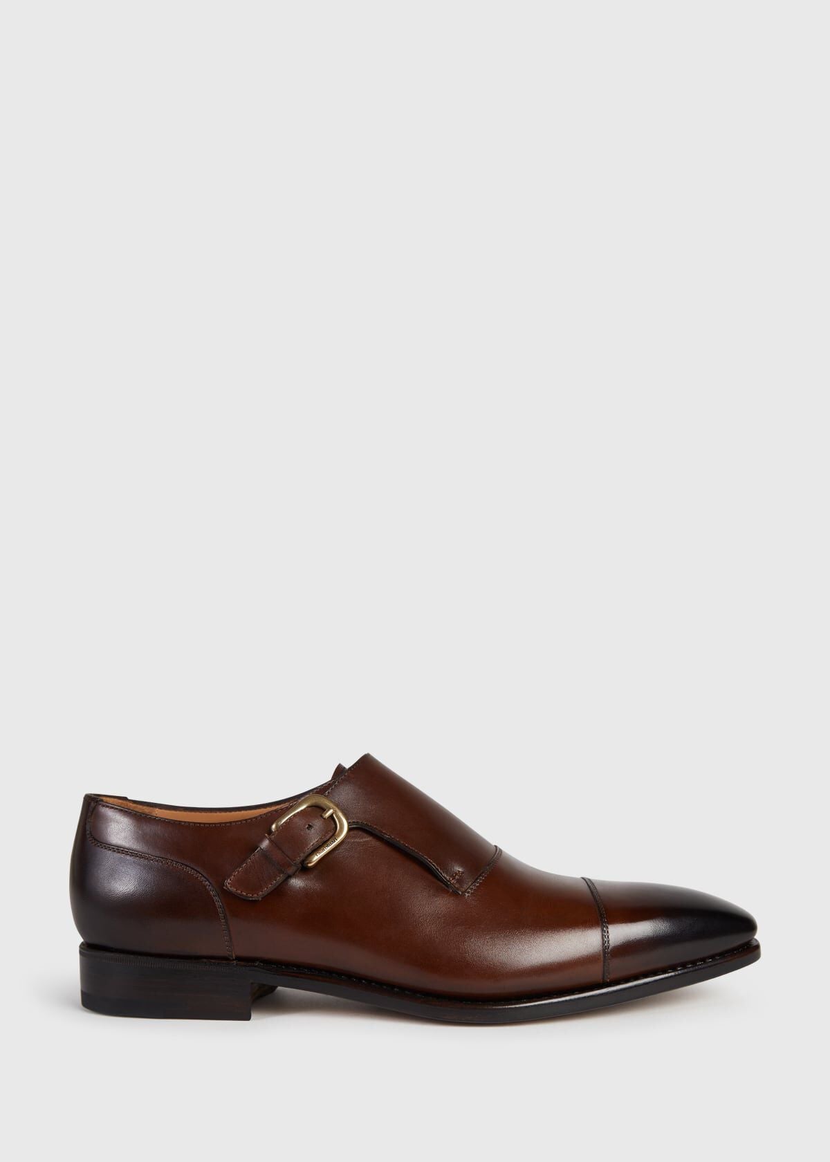 Paul Stuart Classic | Giordano Leather Monk Strap