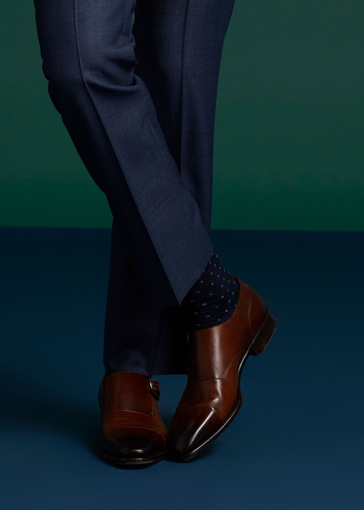 Paul Stuart Classic | Giordano Leather Monk Strap