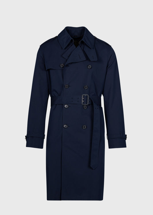 Paul Stuart Special Offer | Double Breasted Cotton Trench Coat