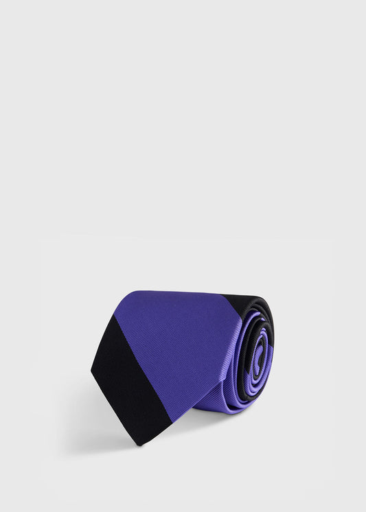Paul Stuart Featured | Woven Silk Block Stripe Tie