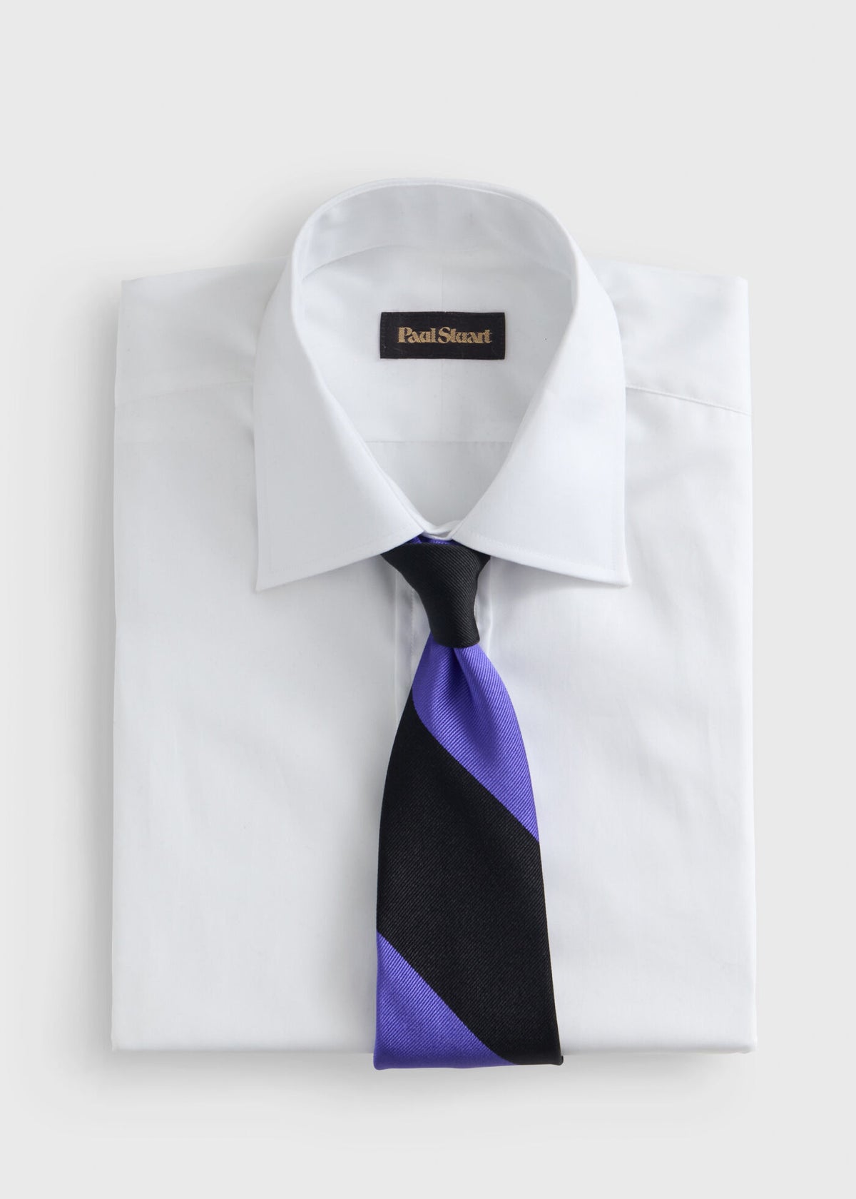 Paul Stuart Featured | Woven Silk Block Stripe Tie