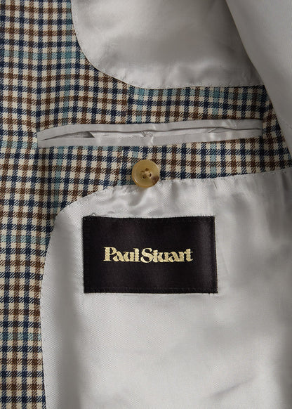 Paul Stuart Hot Sale | Cashmere & Silk Plaid Jacket