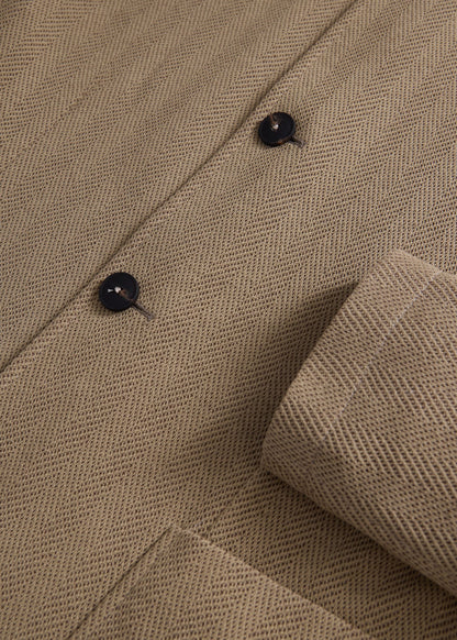 Paul Stuart Latest | Stand Collar Herringbone Knit Jacket