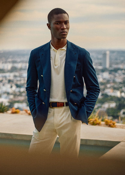 Paul Stuart Discount | Lightweight Double Breasted Blazer