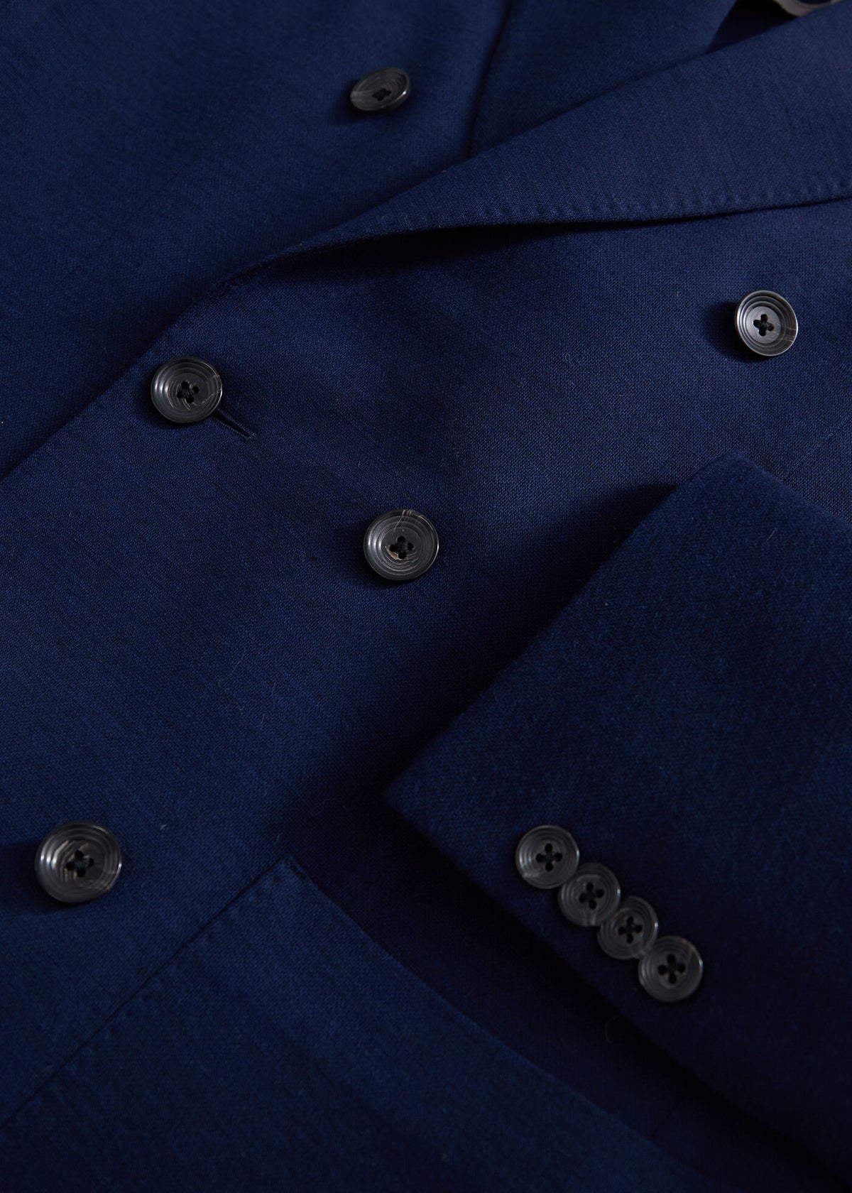 Paul Stuart Customer Favorite | Double-Breasted Wool Knit Blazer