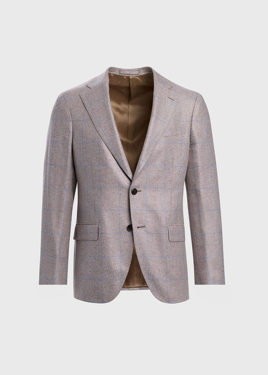 Paul Stuart Essential | Silk Windowpane Summer Jacket