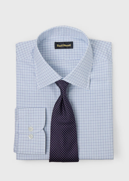 Paul Stuart Premium | Tattersall Spread Collar Dress Shirt