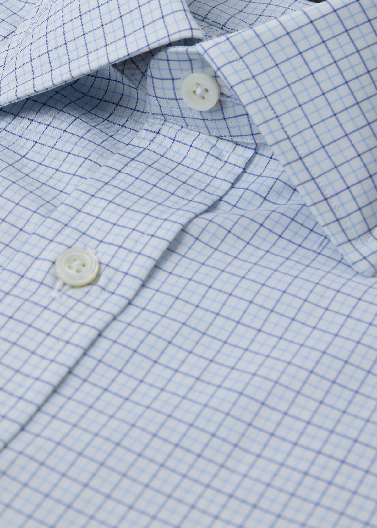 Paul Stuart Premium | Tattersall Spread Collar Dress Shirt