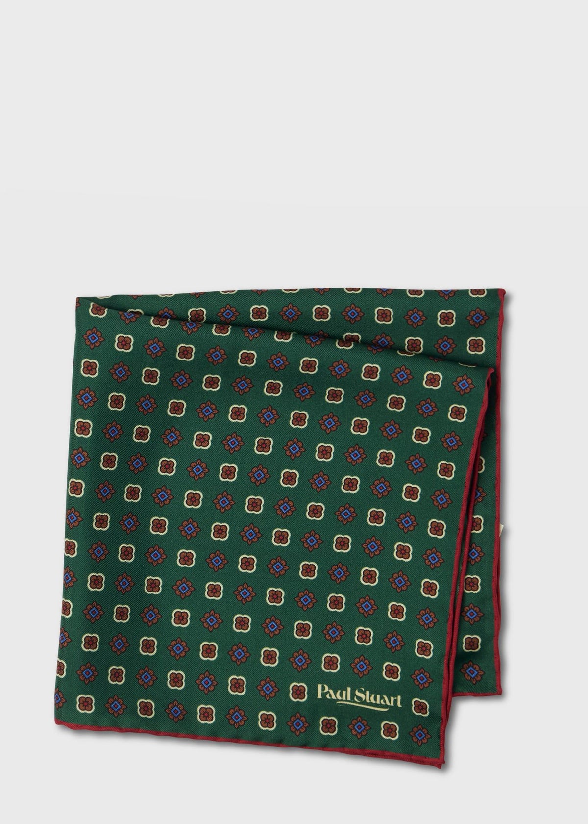 Paul Stuart Sale | Medallion Silk Pocket Square