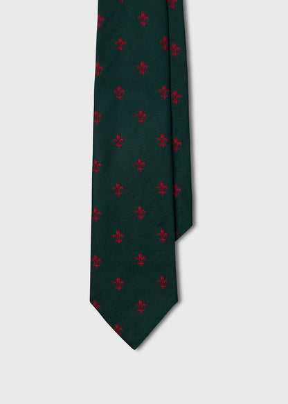 Paul Stuart Discount | Fleur-de-Lis Silk Tie