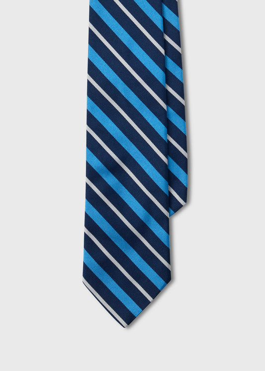 Paul Stuart Recommended | Repp Stripe Silk Tie