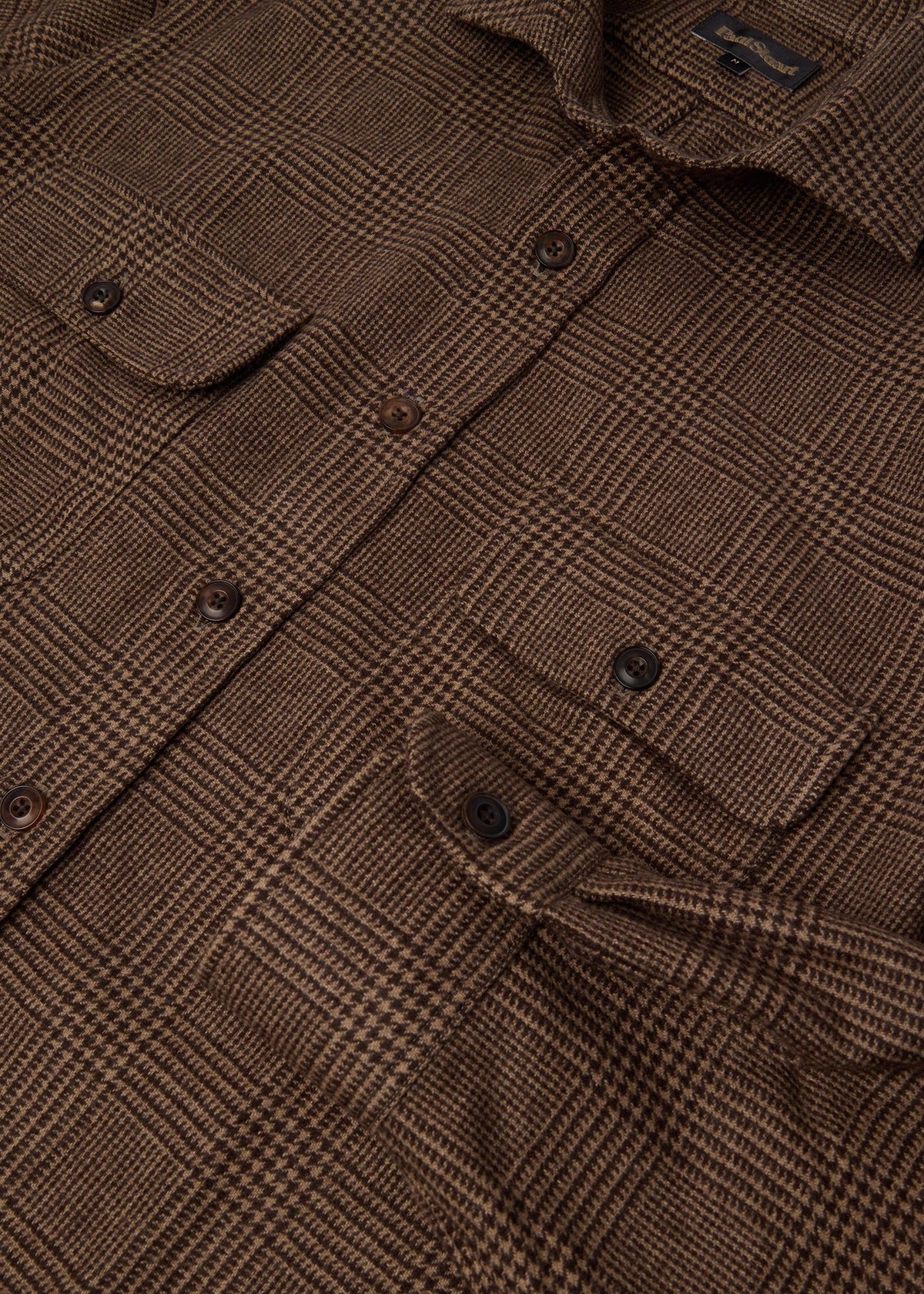 Paul Stuart New | Glen Plaid Cashmere Overshirt
