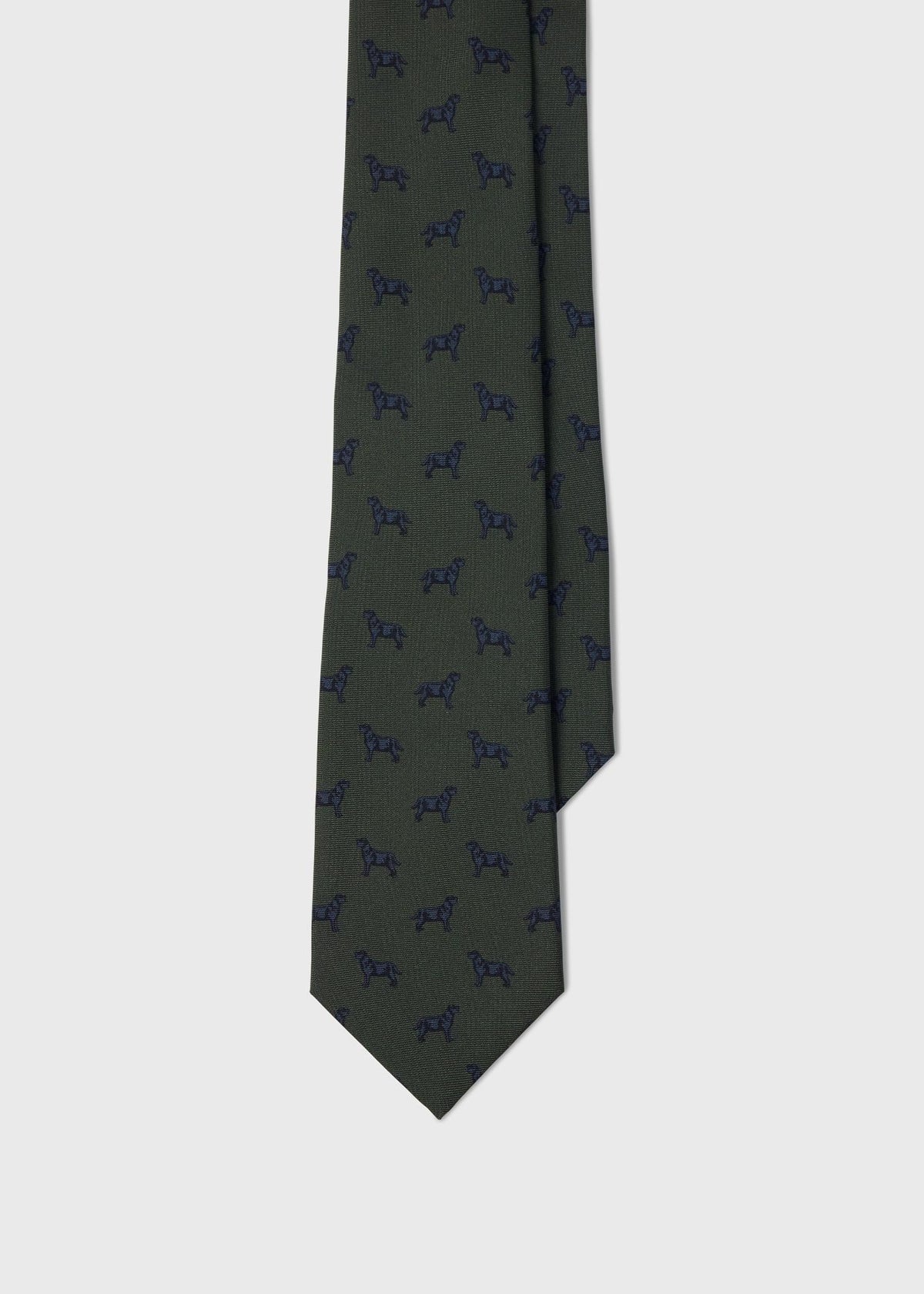 Paul Stuart Quality | Black Lab Silk Tie