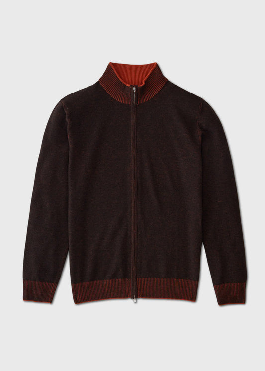 Paul Stuart Special Offer | Wool Blend Full-Zip Sweater