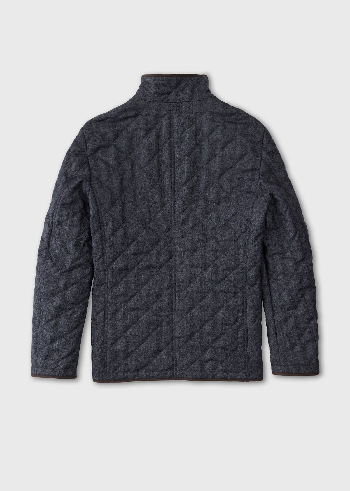 Paul Stuart Trusted | Wool Herringbone Quilted Jacket
