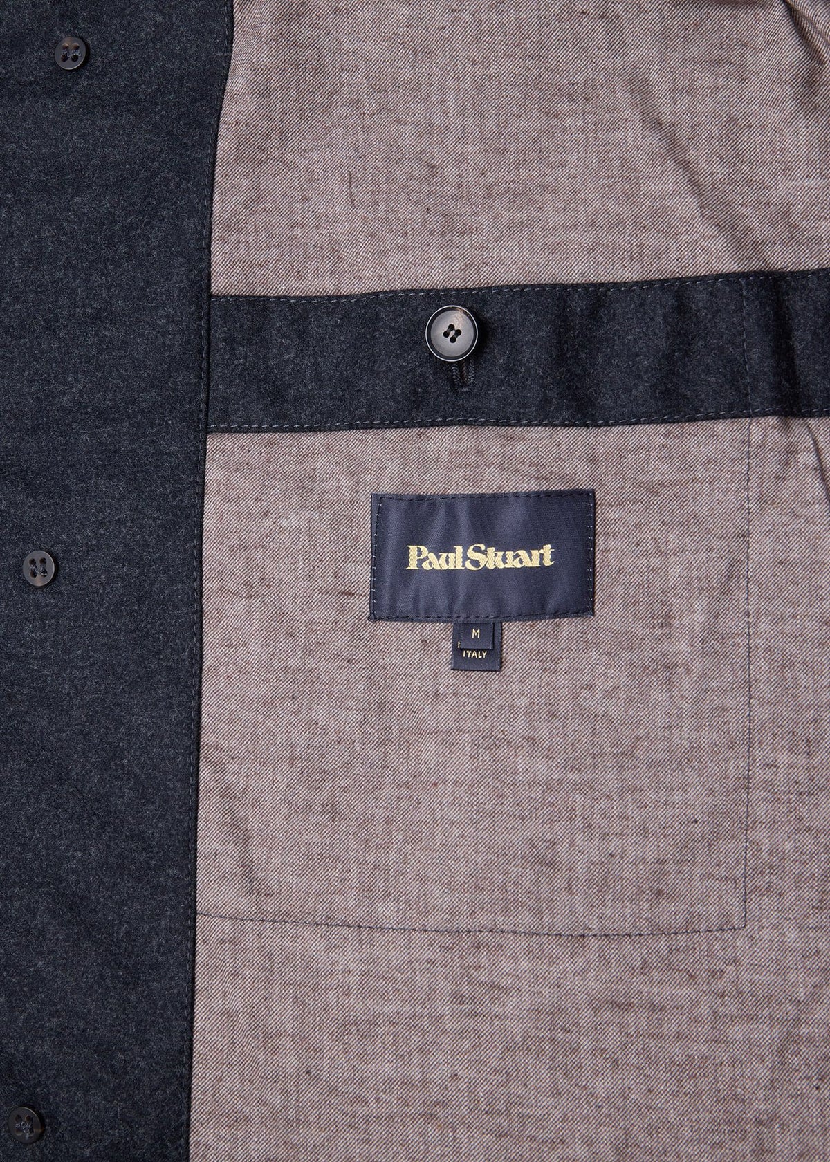 Paul Stuart Trusted | Wool Herringbone Quilted Jacket