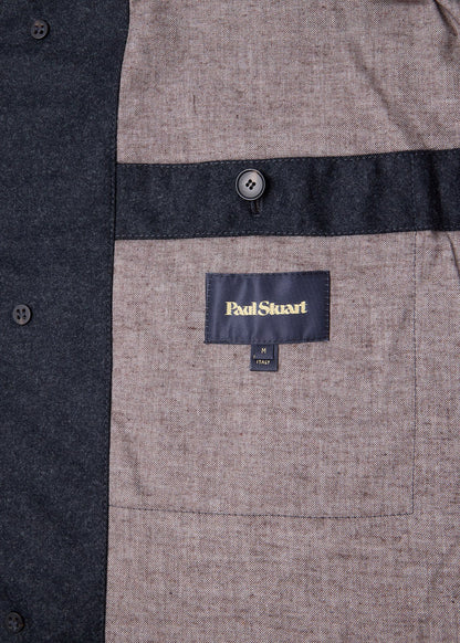 Paul Stuart Trusted | Wool Herringbone Quilted Jacket