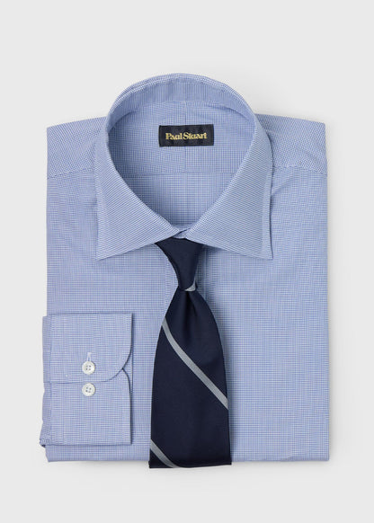 Paul Stuart Smart Buy | Micro Check Spread Collar Dress Shirt