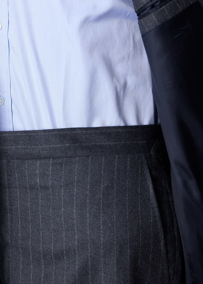 Paul Stuart Latest | Double-Breasted Chalk Stripe Suit