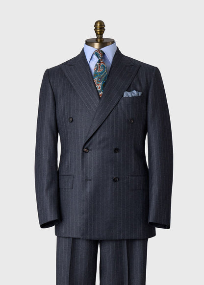 Paul Stuart Latest | Double-Breasted Chalk Stripe Suit