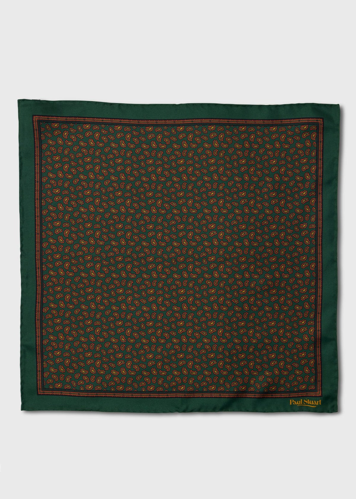 Paul Stuart Deals | Micro Paisley Silk Pocket Square