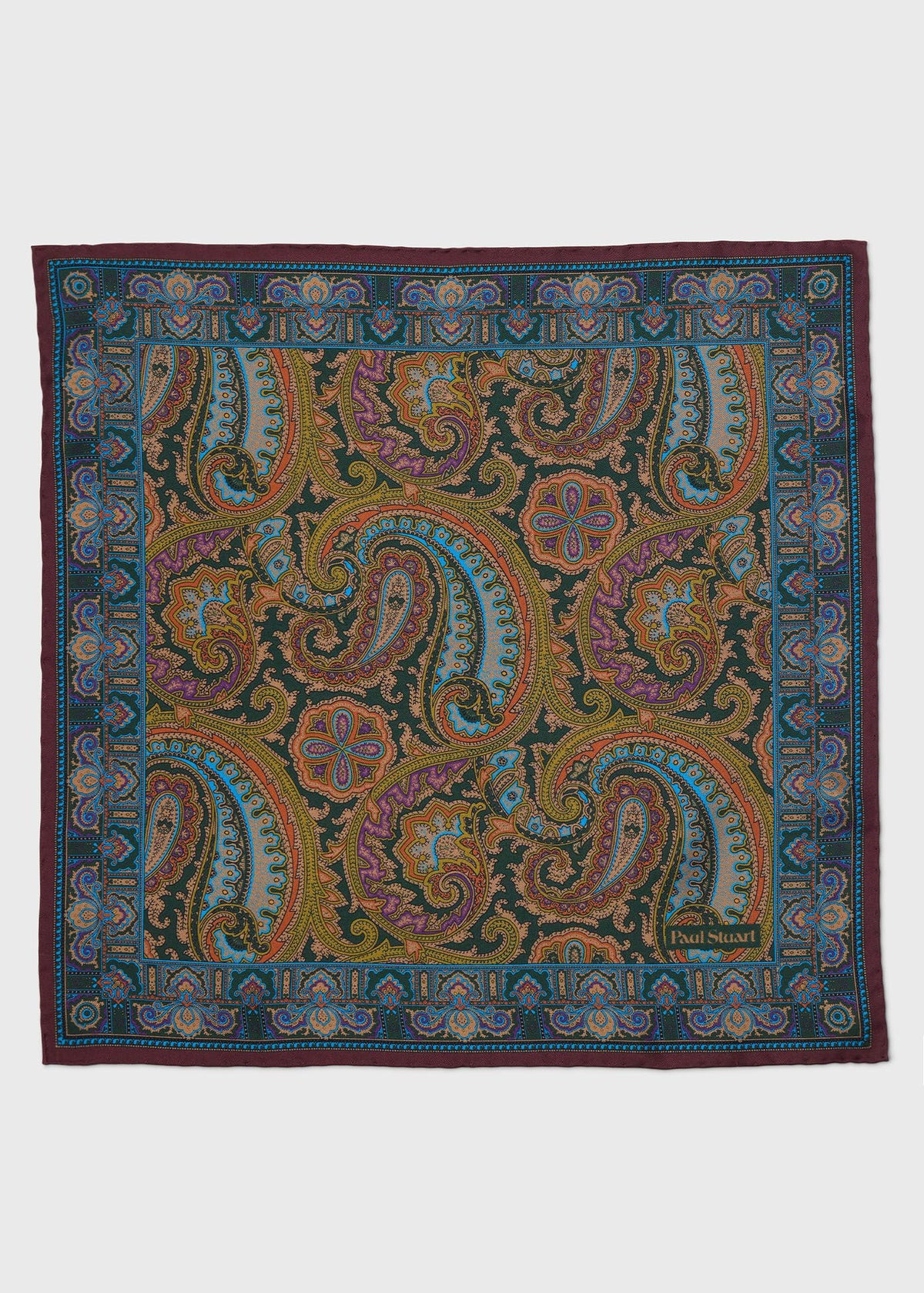 Paul Stuart Popular | Paisley Silk Pocket Square