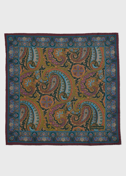 Paul Stuart Popular | Paisley Silk Pocket Square