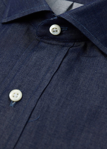 Paul Stuart Great Value | Denim Spread Collar Shirt