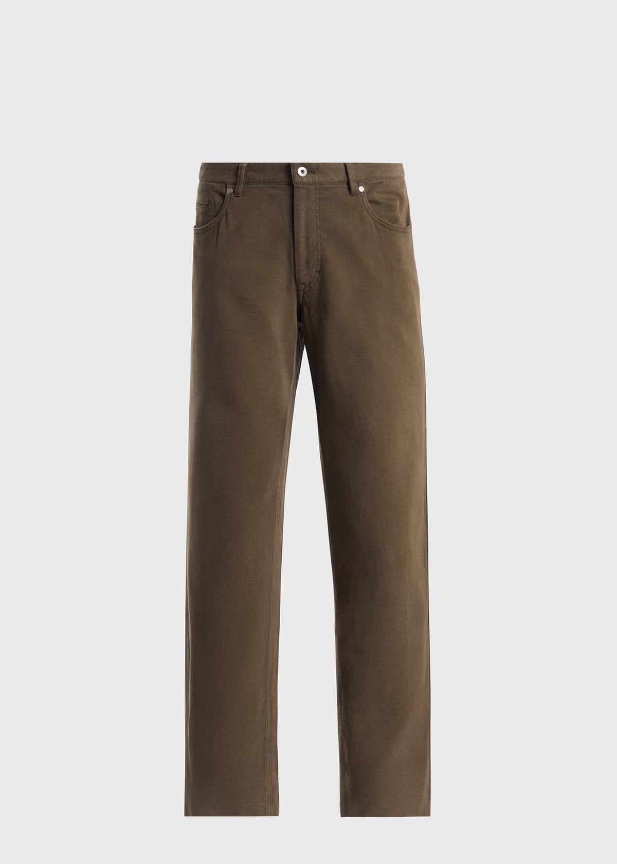 Paul Stuart Premium | Brushed Twill Five Pocket Pant