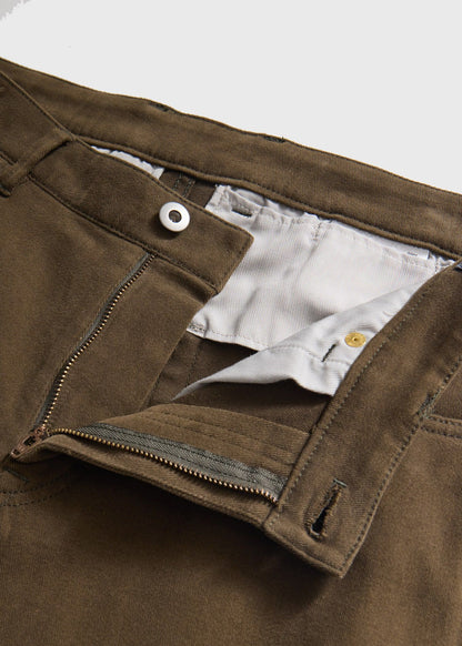 Paul Stuart Premium | Brushed Twill Five Pocket Pant